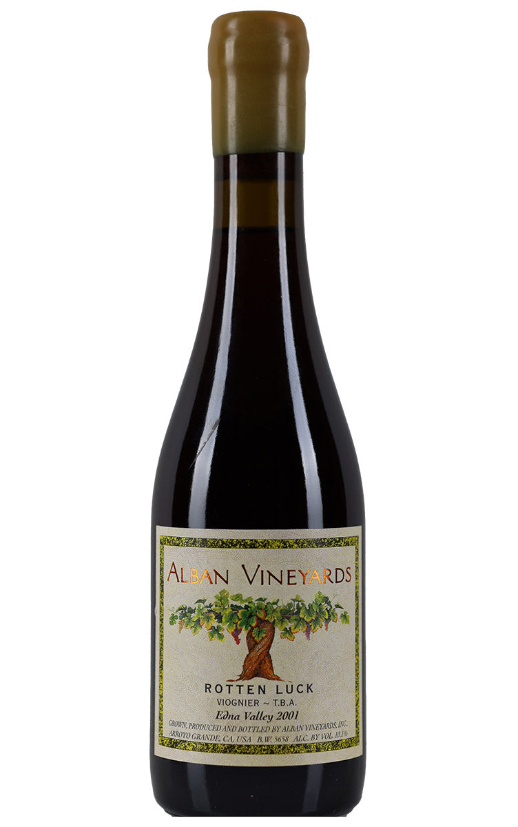 2001 Alban Vineyards Rotten Luck Viognier TBA Edna Valley California USA Sweet Wine 375ml