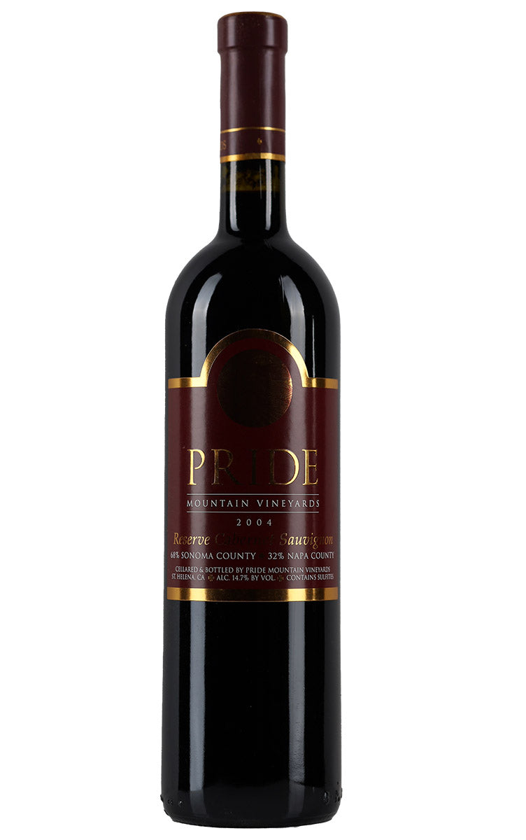 2004 Pride Mountain Reserve Cabernet Sauvignon Napa Sonoma 750ml