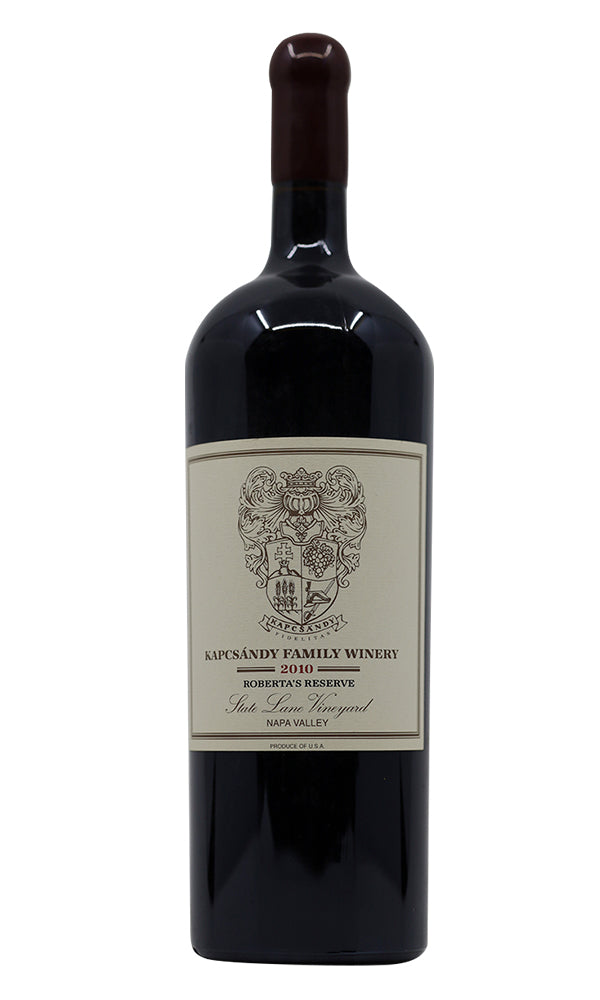 2010 Kapcsandy Family Winery Roberta's Reserve State Lane Vineyard Merlot 1500ml