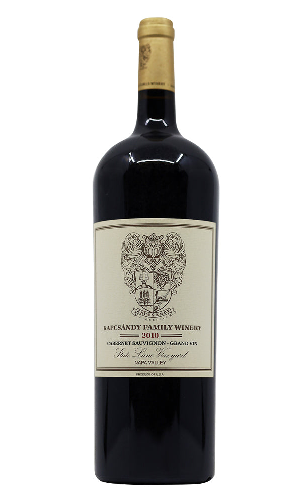 2010 Kapcsandy Family Winery Grand Vin State Lane Cabernet Sauvignon 1500ml