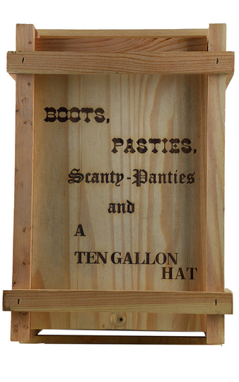 Vino Vegas 2003 Sine Qua Non Boots, Pasties, Scanty Panties and a Ten Gallon Hat Set of 2x375ml