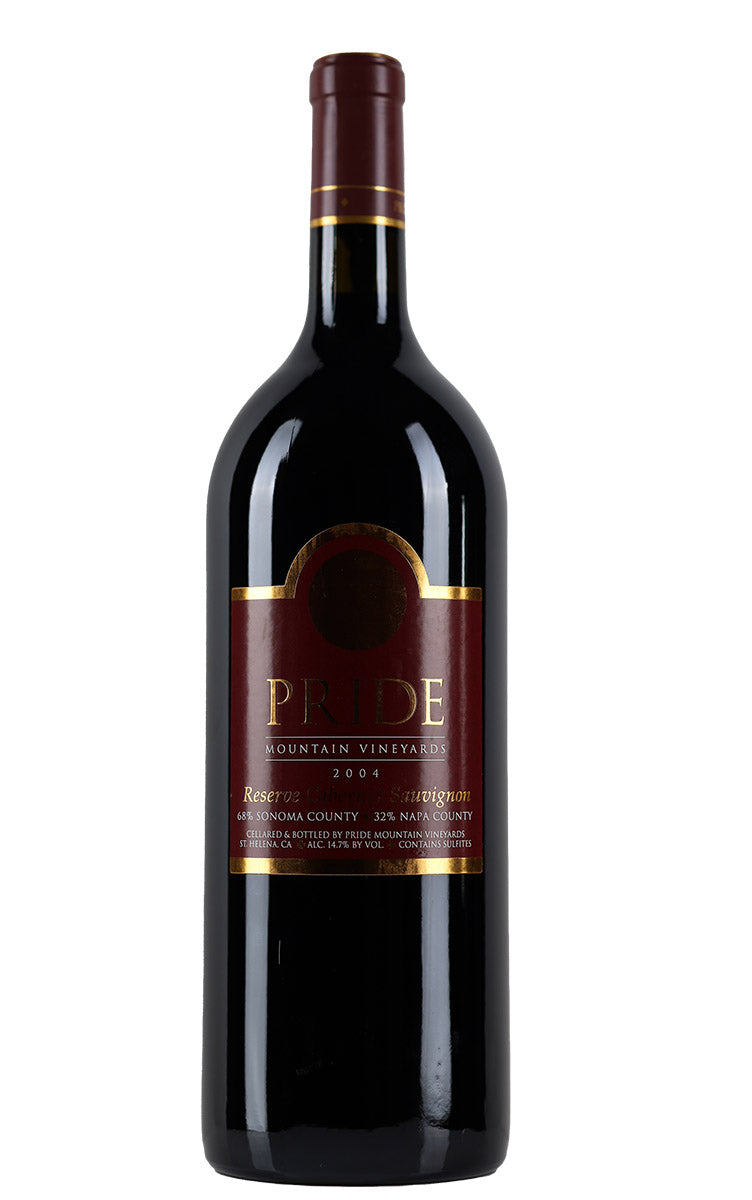 2004 Pride Mountain Reserve Cabernet Sauvignon Napa Sonoma 1500ml