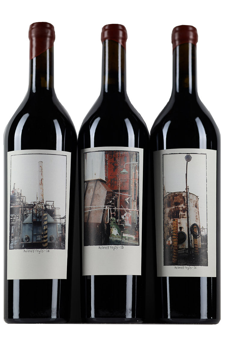 2005 Sine Qua Non Atlantis Syrah Fe203 1 abc (1 bottle of each) 3 x 750ml 2250ml