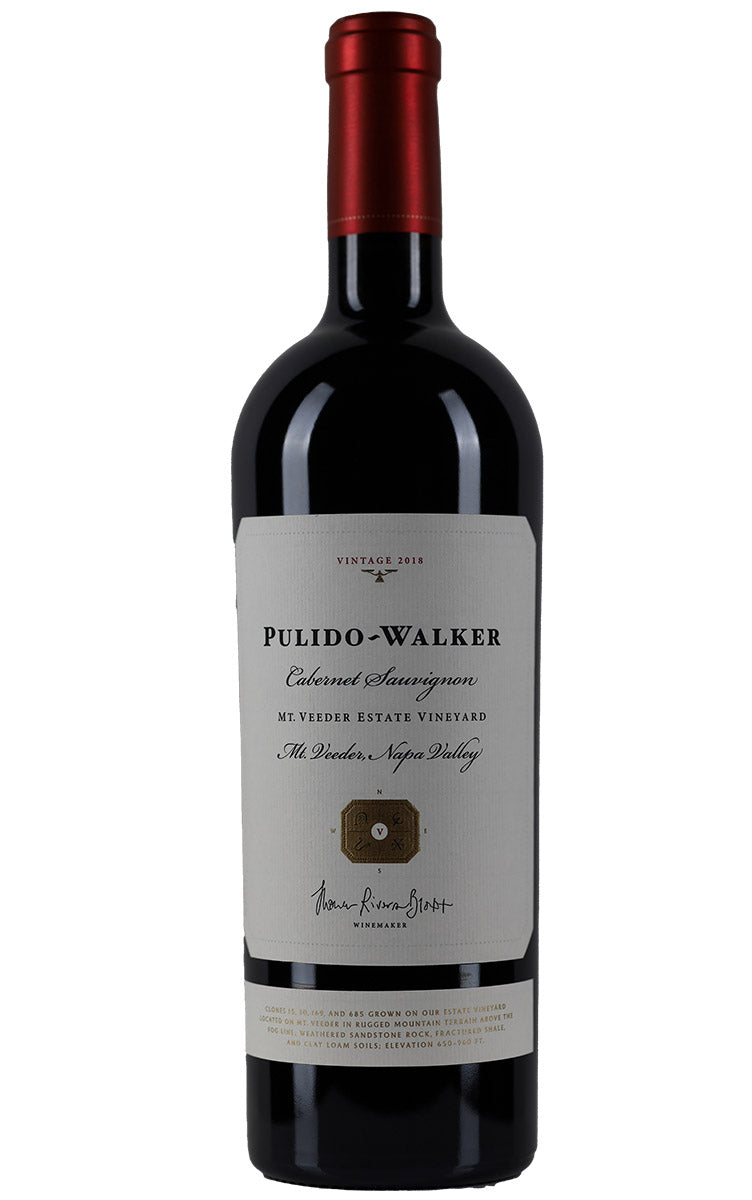 2018 Pulido-Walker Mount Veeder Estate Vineyard Cabernet Sauvignon Napa Valley USA 750ml